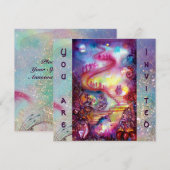 GARTEN DER VERLORENEN SCHATTEN - MYSTISCHE TREPPEN EINLADUNG (Vorne/Hinten)