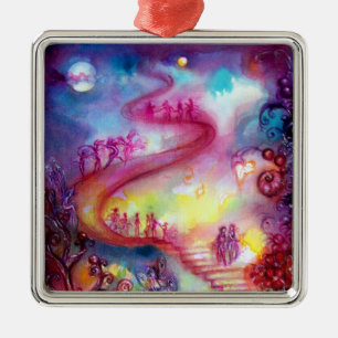 GARTEN DER VERLORENEN SCHATTEN - MYSTISCHE TREPPEN ORNAMENT AUS METALL