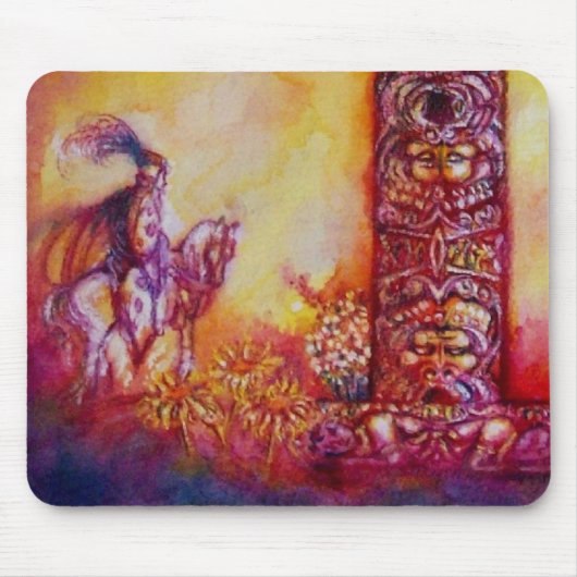 GARTEN DER VERLORENEN SCHATTEN - NACHT UND PFERD MOUSEPAD (Vorne)