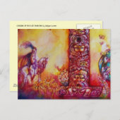 GARTEN DER VERLORENEN SCHATTEN, NACHT UND PFERDE POSTKARTE (Vorne/Hinten)