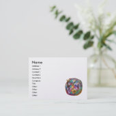 GARTEN DER VERLORENEN SCHATTEN - Perlpapier Visitenkarte (Stehend Vorderseite)