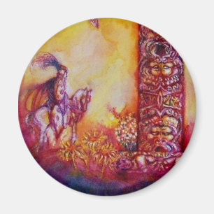 GARTEN DER VERLORENEN SCHATTEN/RITTER UND PFERD MAGNET