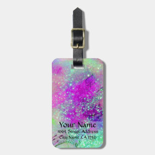 GARTEN DER VERLORENEN SCHATTEN - Rosa Lila Aqua Bl Gepäckanhänger