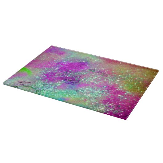 GARTEN DER VERLORENEN SCHATTEN - rosa Lila Violett Schneidebrett (Ecke)