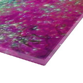 GARTEN DER VERLORENEN SCHATTEN - rosa Lila Violett Schneidebrett (Ecke)