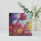 GARTEN DER VERLORENEN SCHATTEN - ROTER DRAGON FLIE ANKÜNDIGUNG (Stehend Vorderseite)