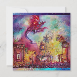 GARTEN DER VERLORENEN SCHATTEN - ROTER DRAGON FLIE EINLADUNG