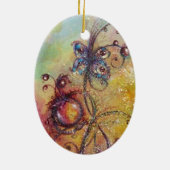 GARTEN DER VERLORENEN SCHATTEN - ROTER DRAGON FLIE KERAMIKORNAMENT (Hinten)