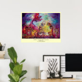 GARTEN DER VERLORENEN SCHATTEN - ROTER DRAGON FLIE POSTER (Heimbüro)