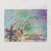 GARTEN DER VERLORENEN SCHATTEN - ROTER DRAGON FLIE POSTKARTE (Rückseite)