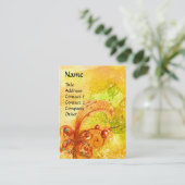 GARTEN DER VERLORENEN SCHATTEN - ROTER DRAGON FLIE VISITENKARTE (Stehend Vorderseite)