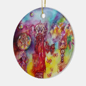 GARTEN DER VERLORENEN SCHATTEN- SCHALTFLÄCHE PFLAN KERAMIKORNAMENT (Links)