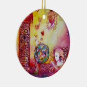 GARTEN DER VERLORENEN SCHATTEN- SCHALTFLÄCHE PFLAN KERAMIKORNAMENT (Rechts)