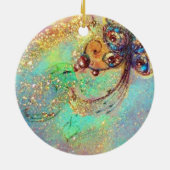 GARTEN DER VERLORENEN SCHATTEN- SCHALTFLÄCHE PFLAN KERAMIKORNAMENT (Hinten)