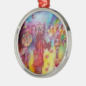 GARTEN DER VERLORENEN SCHATTEN- SCHALTFLÄCHE PFLAN ORNAMENT AUS METALL (Links)