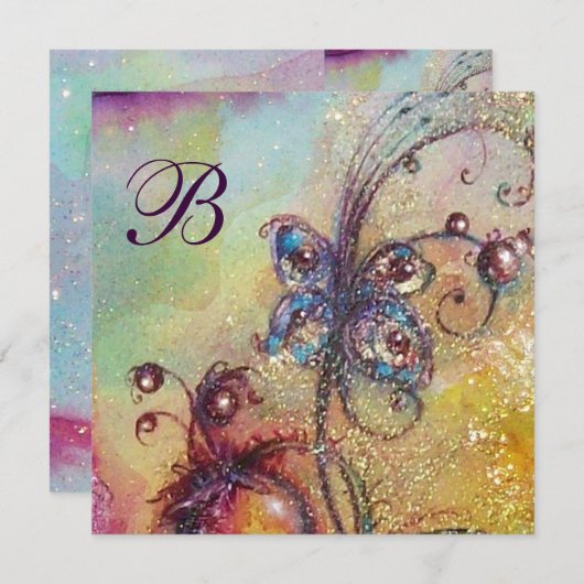 GARTEN DER VERLORENEN SCHATTEN-SCHALTFLY-Monogramm Ankündigung (Vorne/Hinten)