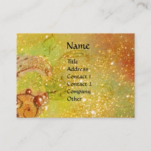 GARTEN DER VERLORENEN SCHATTEN - SCHLANGE UND IGUA VISITENKARTE (Vorderseite)