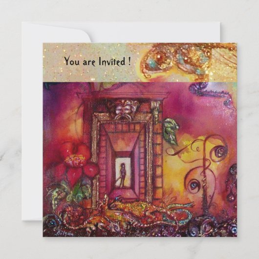 GARTEN DER VERLORENEN SCHATTEN - SCHLANGEN UND IGU EINLADUNG (Vorderseite)