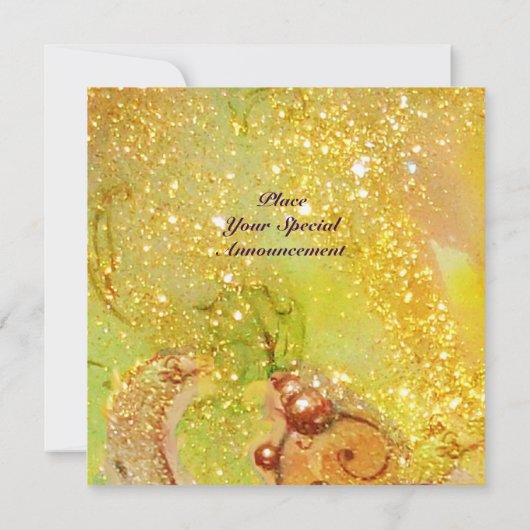 GARTEN DER VERLORENEN SCHATTEN - SCHLANGEN UND IGU EINLADUNG (Rückseite)