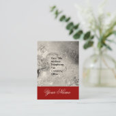 GARTEN DER VERLORENEN SCHATTEN - STERNSTEUERMONOGR VISITENKARTE (Stehend Vorderseite)