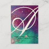 GARTEN DER VERLORENEN SCHATTEN - STERNSTEUERMONOGR VISITENKARTE (Rückseite)