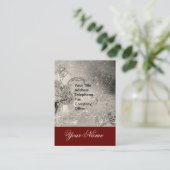 GARTEN DER VERLORENEN SCHATTEN - STERNSTEUERMONOGR VISITENKARTE (Stehend Vorderseite)