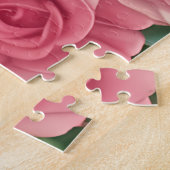 Garten der viktorianischen Rose - Pastellrosa Blum Puzzle (Seite)