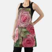 Garten der viktorianischen Rose - Pastellrosa Blum Schürze (InSitu)