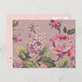 Garten der viktorianischen Rose Postkarte (Vorne/Hinten)