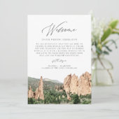 GARTEN DER WAREN Begrüßungsbrief Zeitkarte Einladung (Stehend Vorderseite)