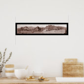 Garten des CO-Fotos Gods 1913 Poster (Küche)