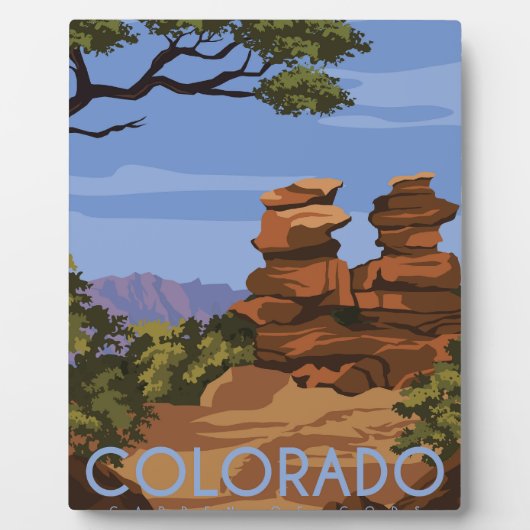 Garten des Colorado Fotoplatte (Vorderseite)
