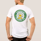 Garten des Daisies Retro T - Shirt (Rückseite)