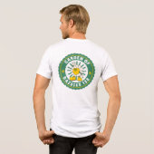 Garten des Daisies Retro T - Shirt (Rückseite voll)
