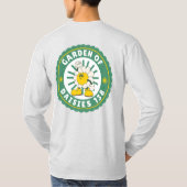 Garten des Daisies Retro T - Shirt (Rückseite)