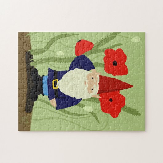 Garten des Erinnerunggnome-Puzzlen Puzzle (Horizontal)