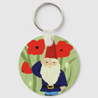 Garten des Gedenkens Gnome Schlüsselanhänger