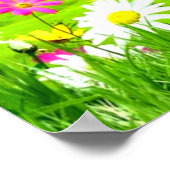 Garten des Glücks durch heilende Liebe Poster (Ecke)