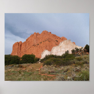 Garten des Gods Colorado Canvas Print Poster