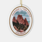 Garten des Gods Colorado Keramik Ornament (Rechts)