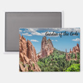 Garten des Gods Colorado Landschaft Magnet (Vorderseite/Rückseite)