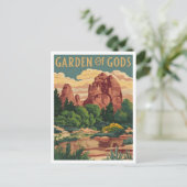 Garten des Gods Colorado Postkarte (Stehend Vorderseite)