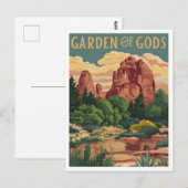 Garten des Gods Colorado Postkarte (Vorne/Hinten)
