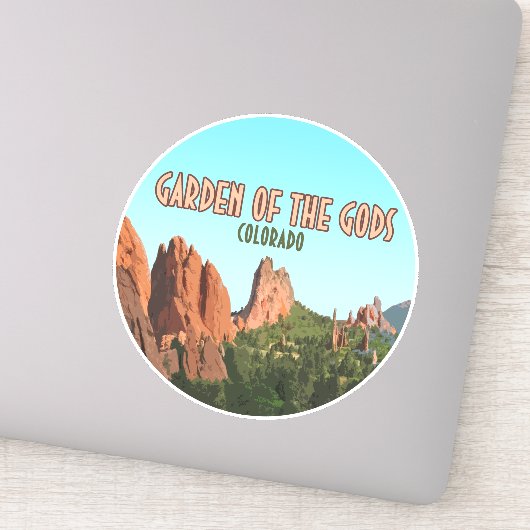 Garten des Gods Park Colorado Aufkleber (Detail)