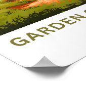 Garten des Gottes Colorado Reisedrucke Poster (Ecke)