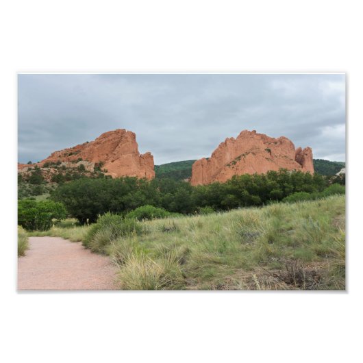 Garten des Gottes Monoliths Fotodruck (Vorne)