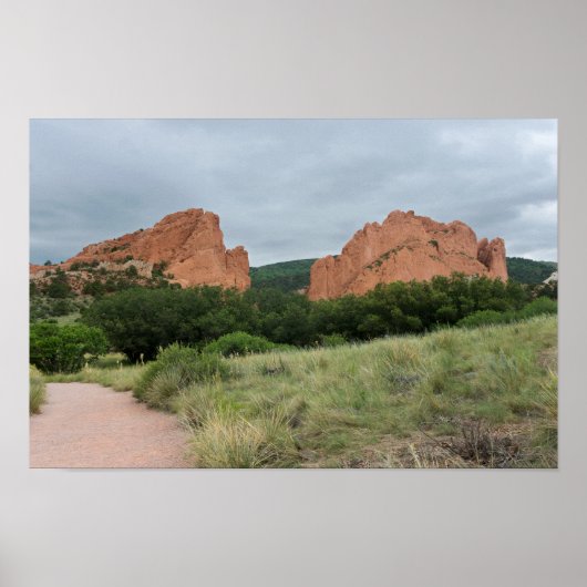 Garten des Gottes Monoliths Poster (Vorne)
