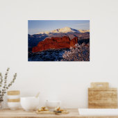 Garten des Gottes Sonnenaufgang Poster (Küche)