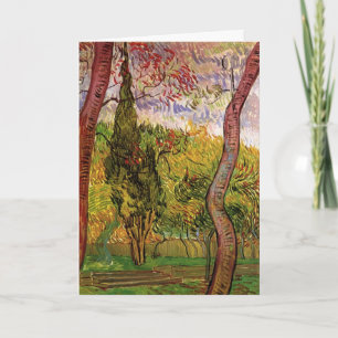 Garten des Heiligen-Paul-Krankenhauses von Vincent Karte