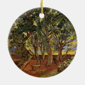 Garten des Heiligen-Paul-Krankenhauses von Vincent Keramik Ornament (Hinten)